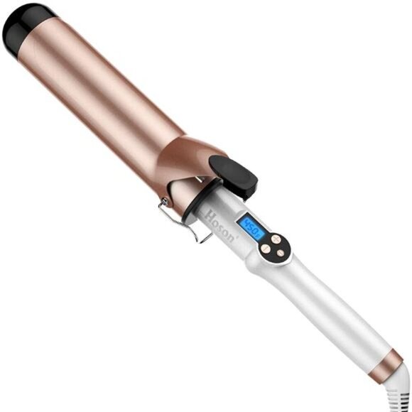 2 Inch Curling Iron Large Barrel, Long Barrel Curling Wand Dual Voltage, Ceramic - Picture 1 of 7
